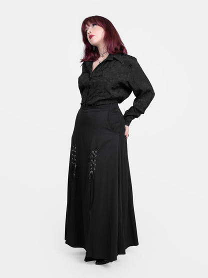 Spódnica midi z wiązaniem Lacrimosa