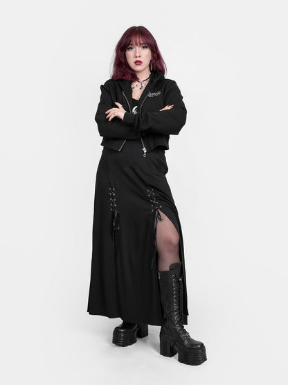 Spódnica midi z wiązaniem Lacrimosa