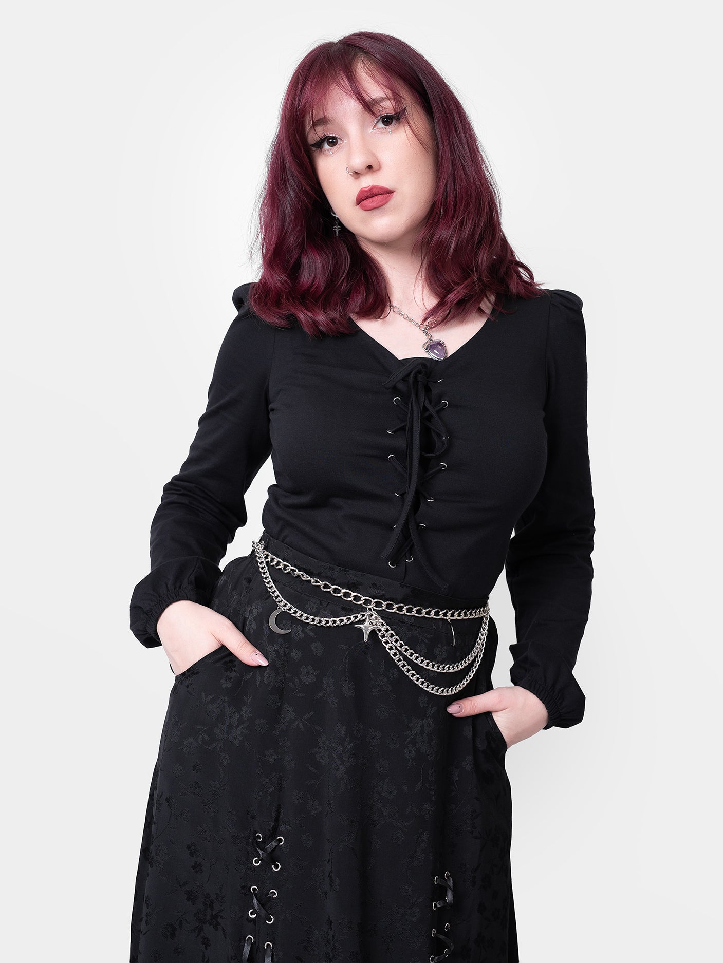 Bluzka z wiązaniem Apathy