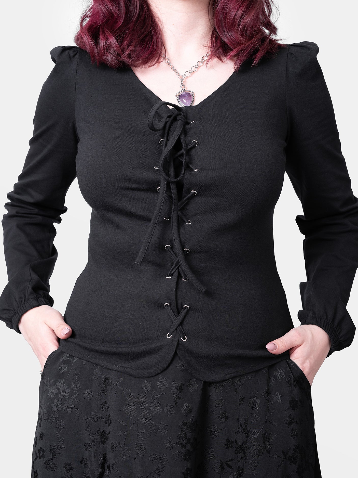 Bluzka z wiązaniem Apathy