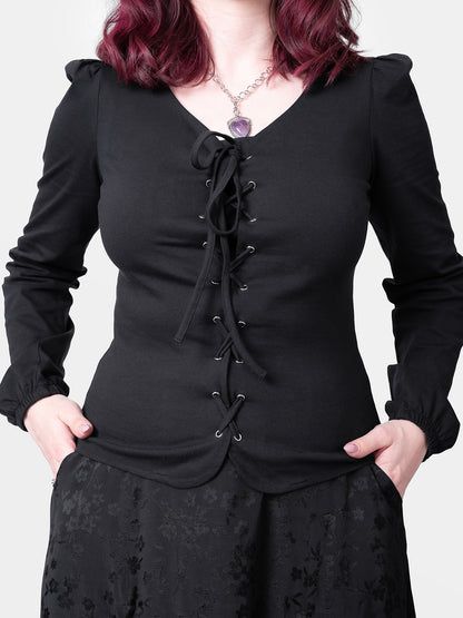 Bluzka z wiązaniem Apathy