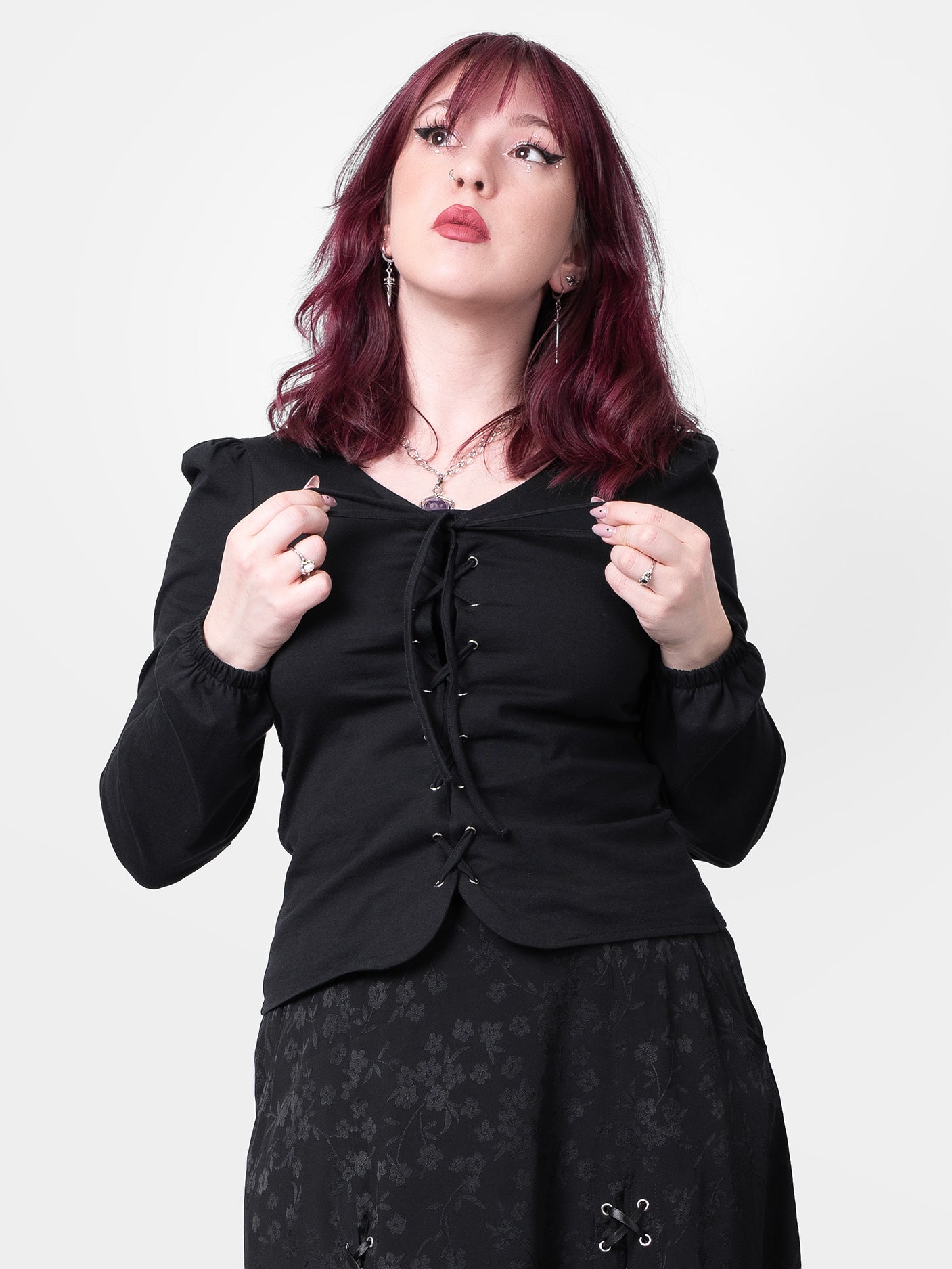 Bluzka z wiązaniem Apathy