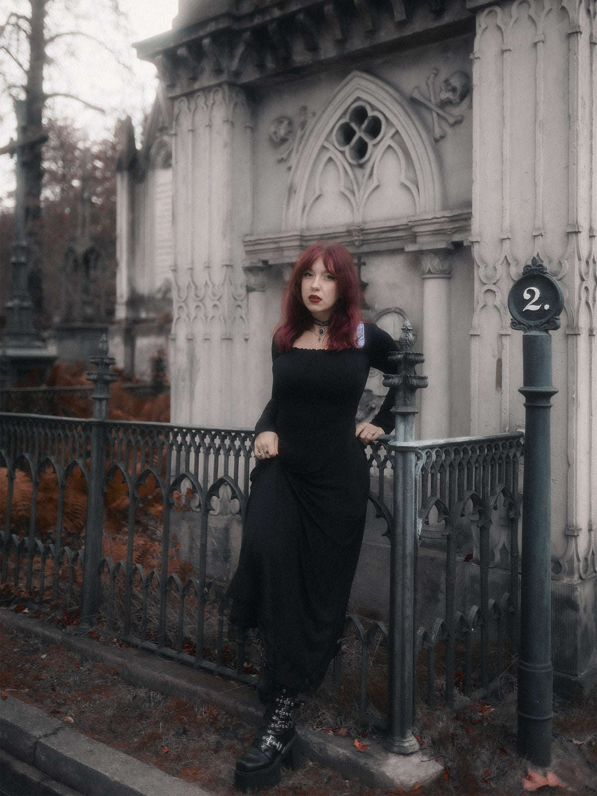 Sukienka z długim rękawem Isolda