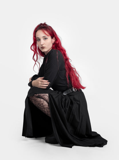 Plisowana spódnica z kieszeniami Vivienne