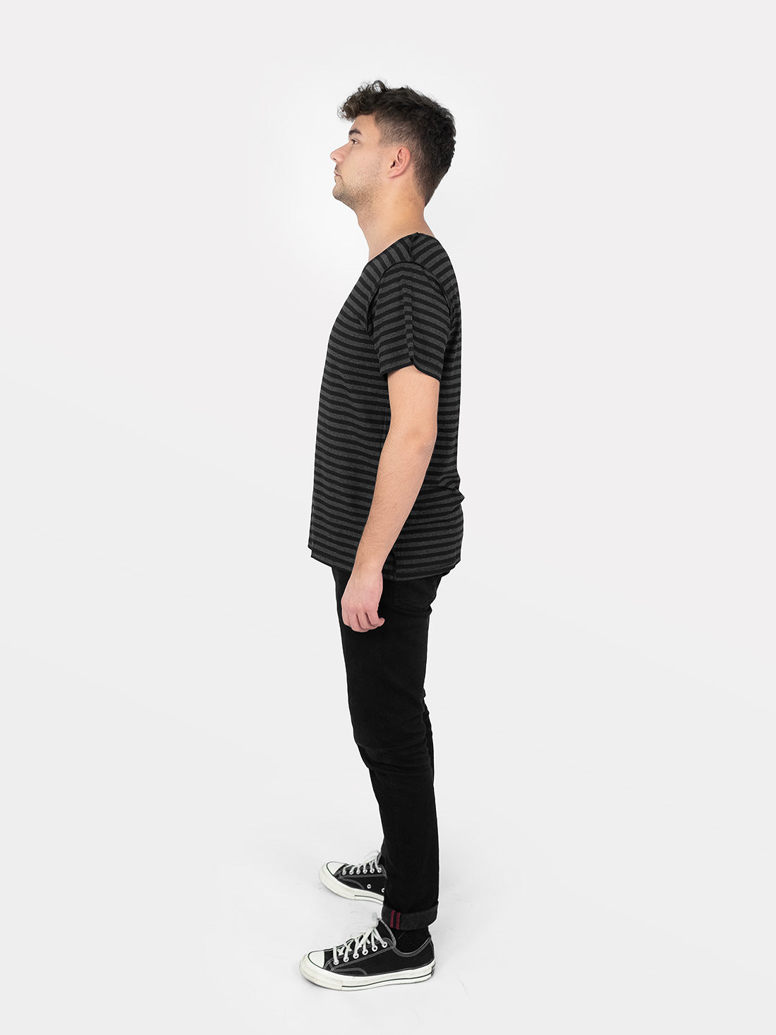 T-shirt w paski Mori