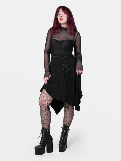 Czarny mesh top Bonnie