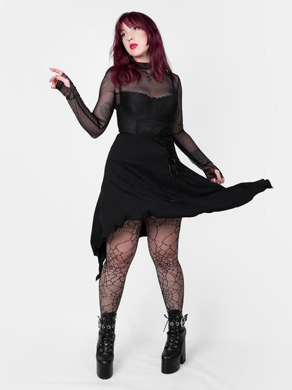 Czarny mesh top Bonnie