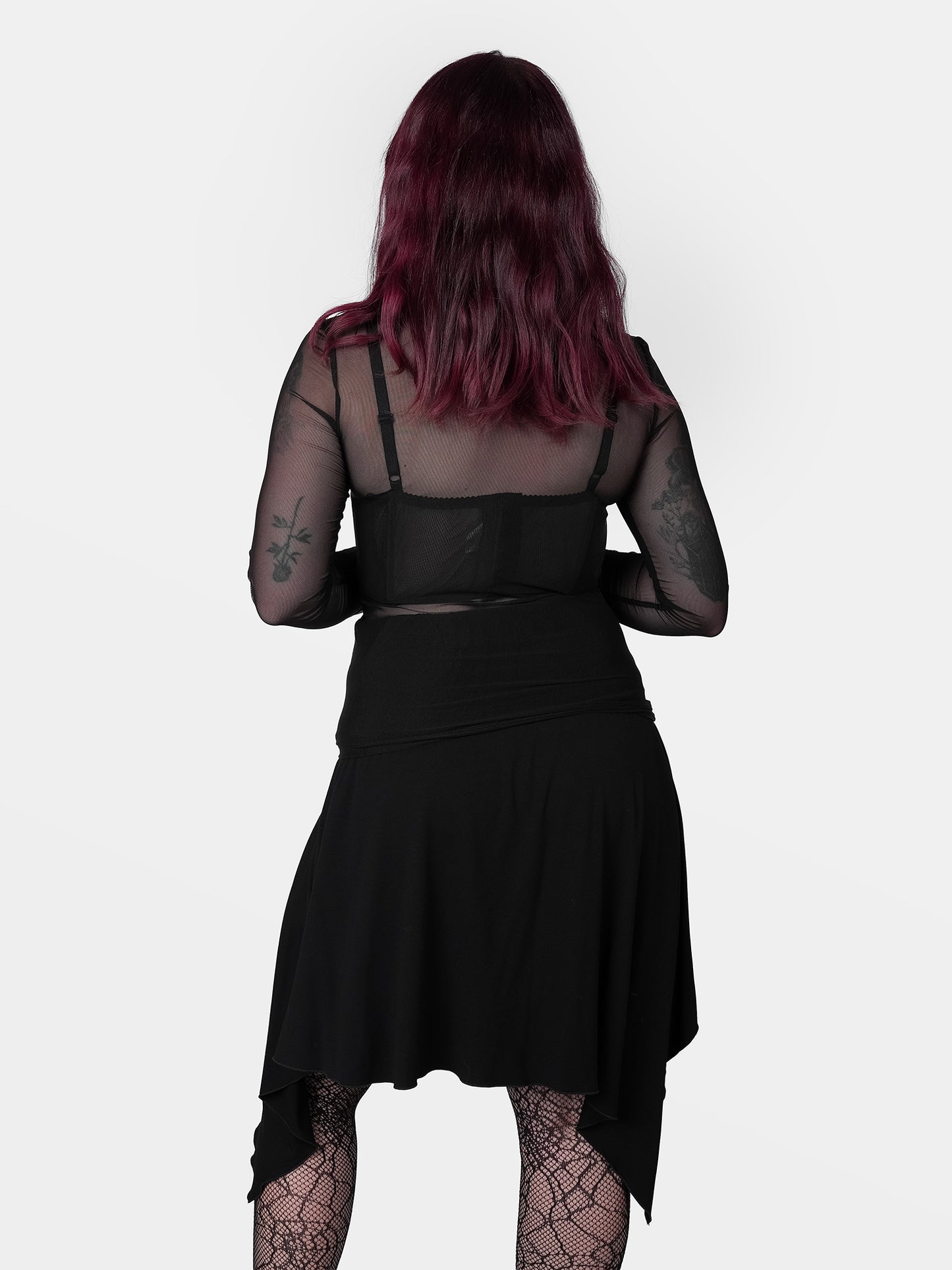 Czarny mesh top Bonnie