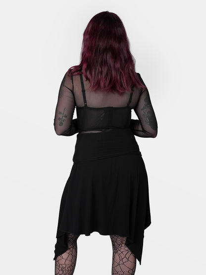 Czarny mesh top Bonnie