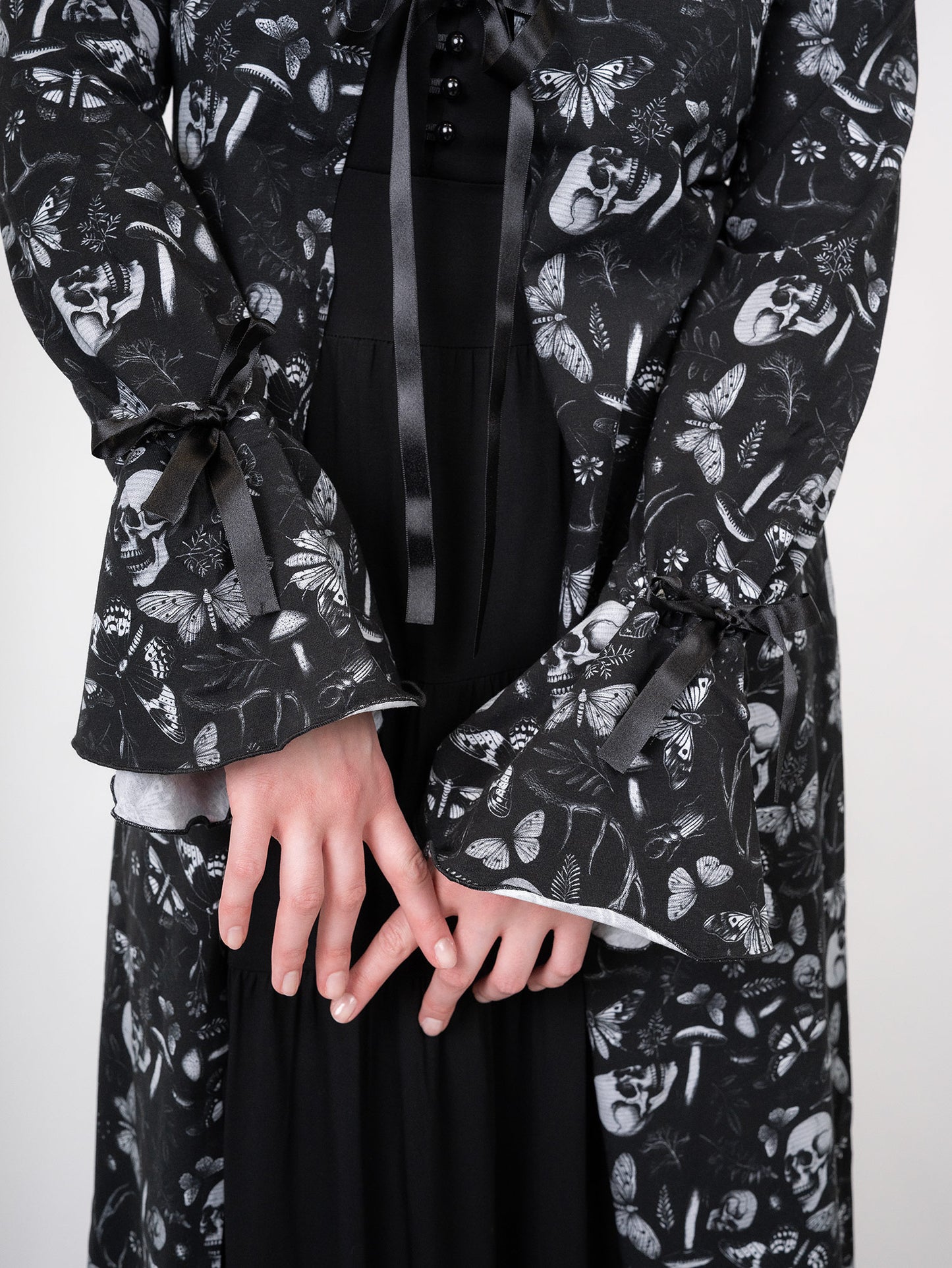 Moonveil Long Tied Cardigan 