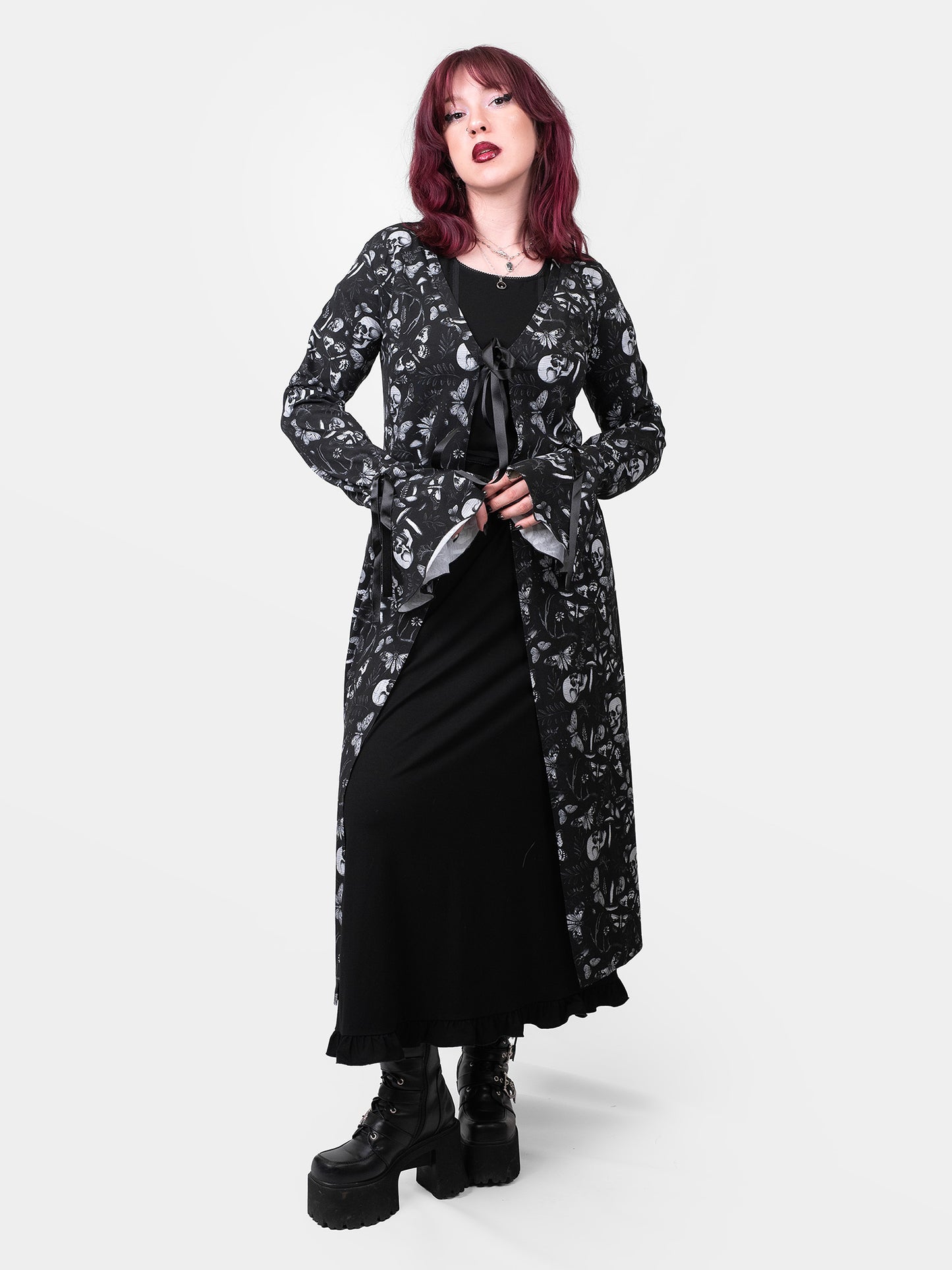 Moonveil Long Tied Cardigan 