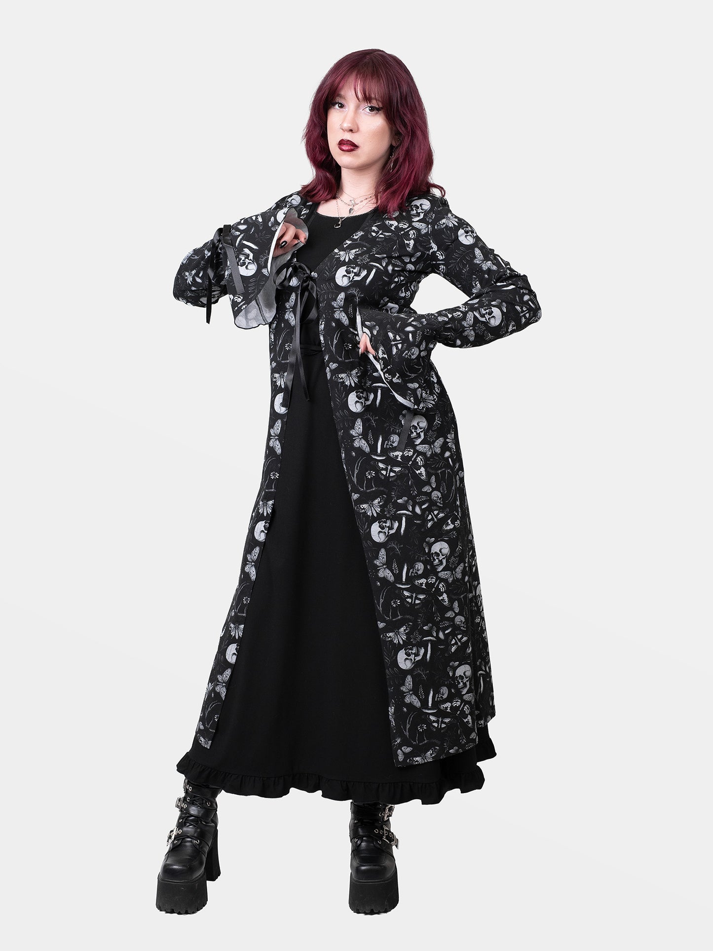 Moonveil Long Tied Cardigan 