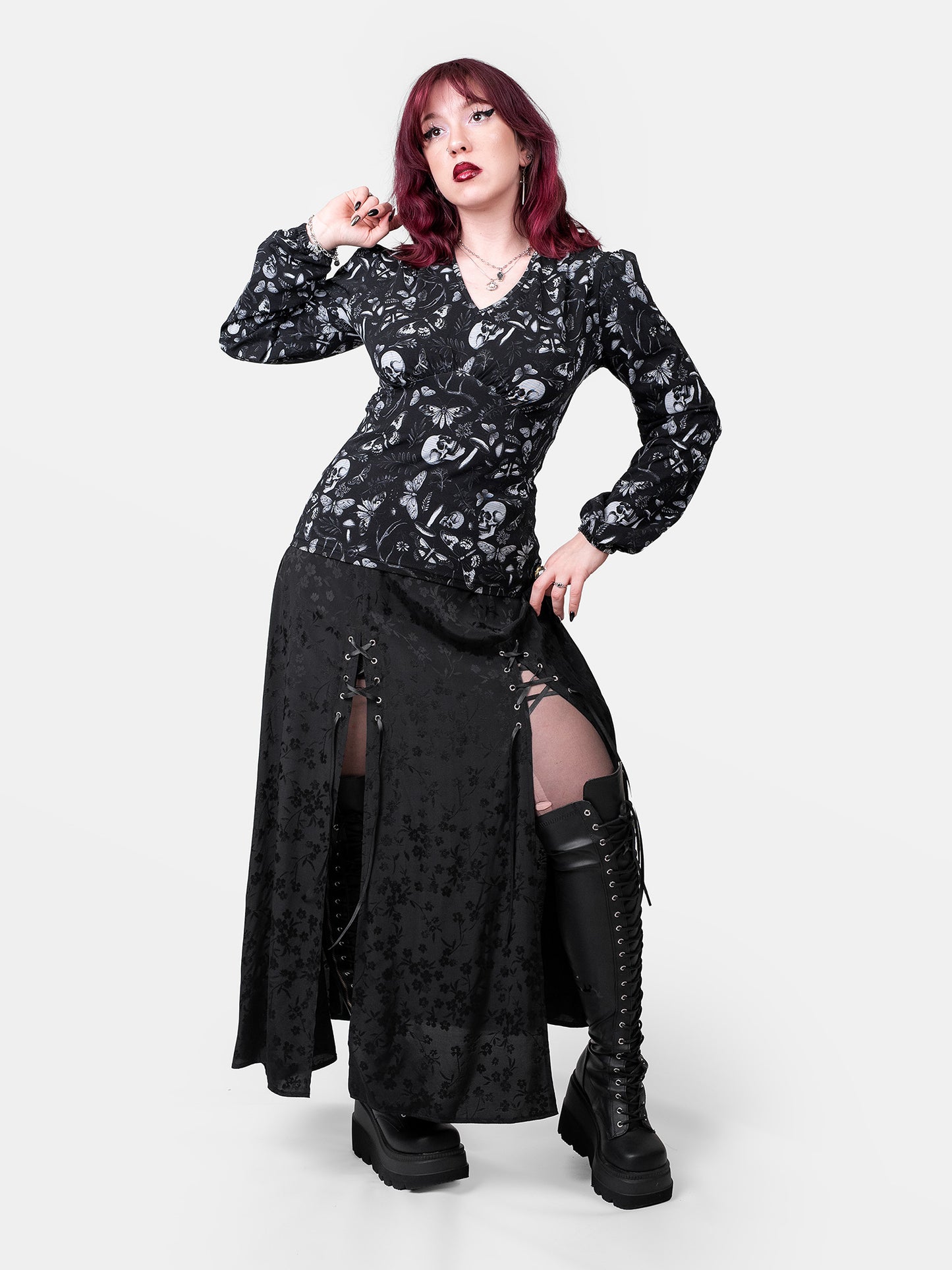 Moonveil Long Sleeve Blouse