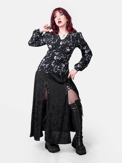 Moonveil Long Sleeve Blouse