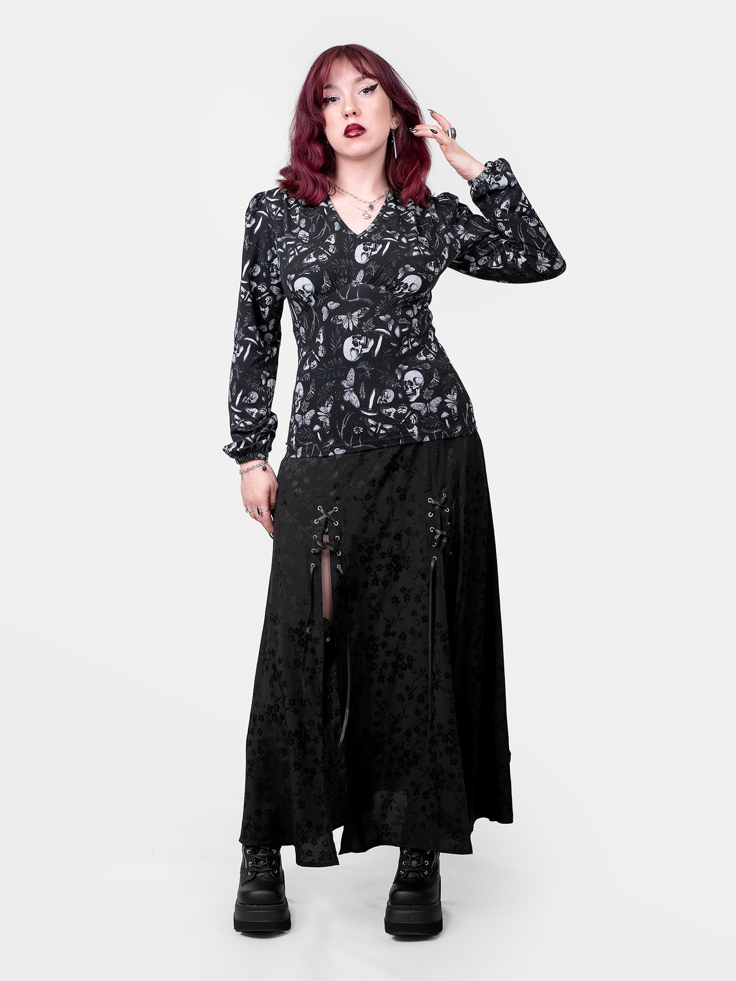 Moonveil Long Sleeve Blouse