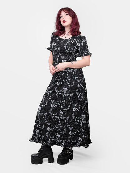 Moonveil Corset Maxi Dress