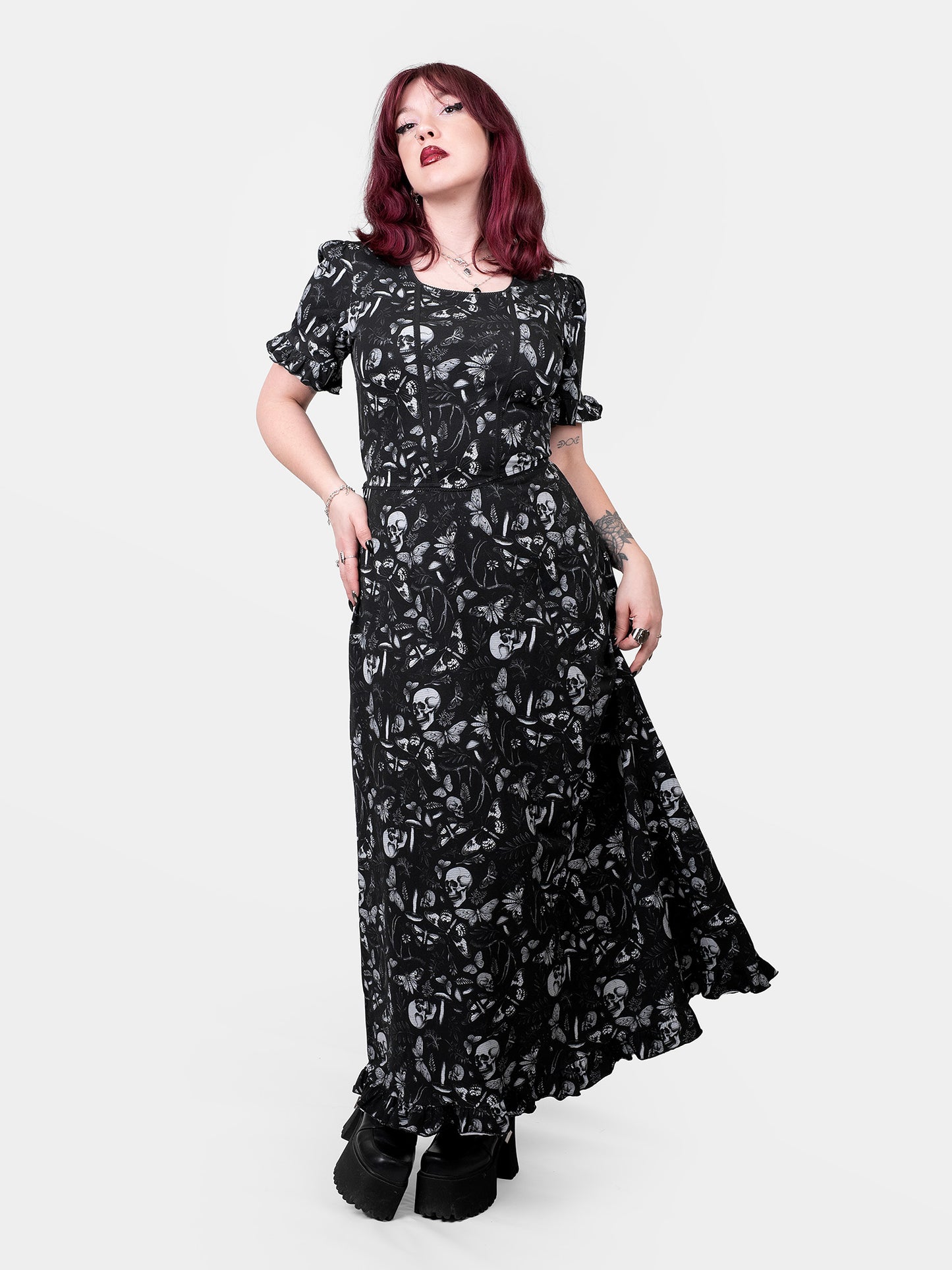 Moonveil Corset Maxi Dress