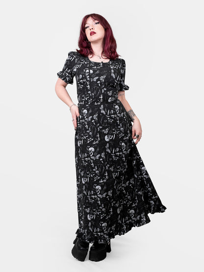 Moonveil Corset Maxi Dress