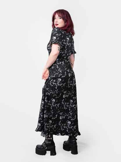 Moonveil Corset Maxi Dress