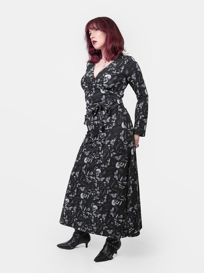 Moonveil Maxi Slit Skirt