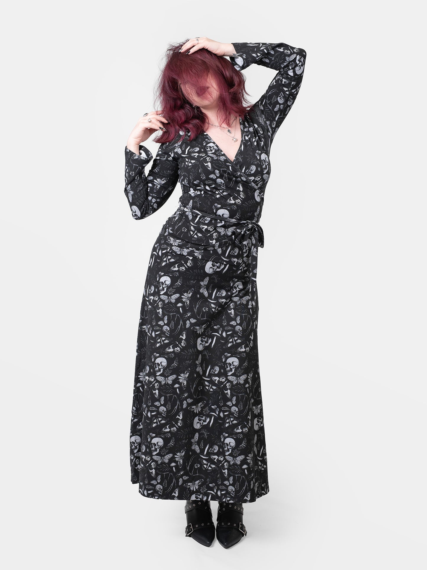 Moonveil Maxi Slit Skirt