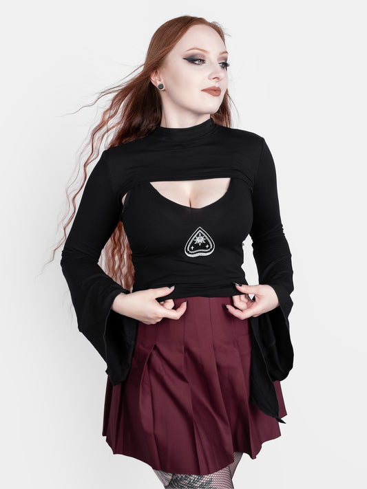 Planchette Embroidered Crop Top