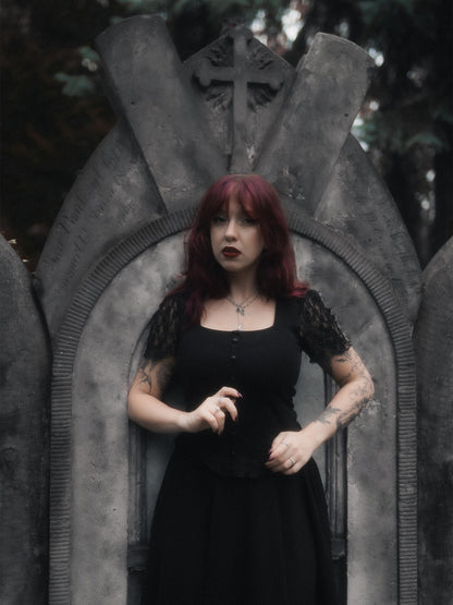 Bluzka z koronkowymi rękawami Reverie