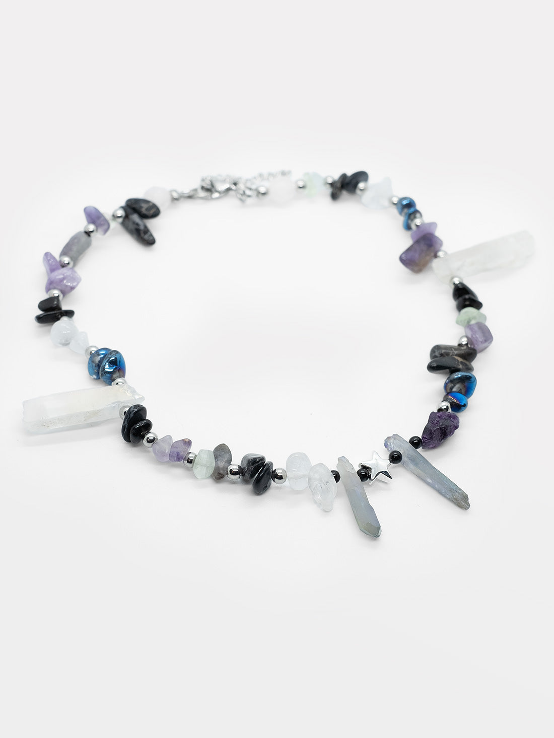 Choker made of natural stones Skadi