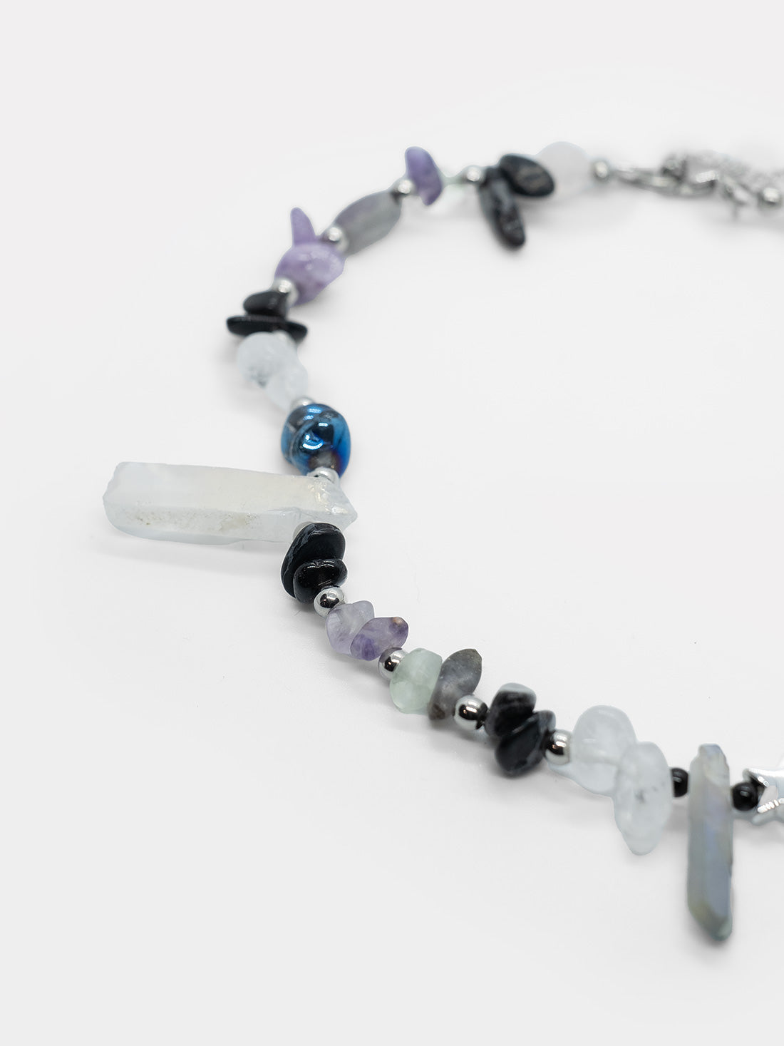 Choker made of natural stones Skadi