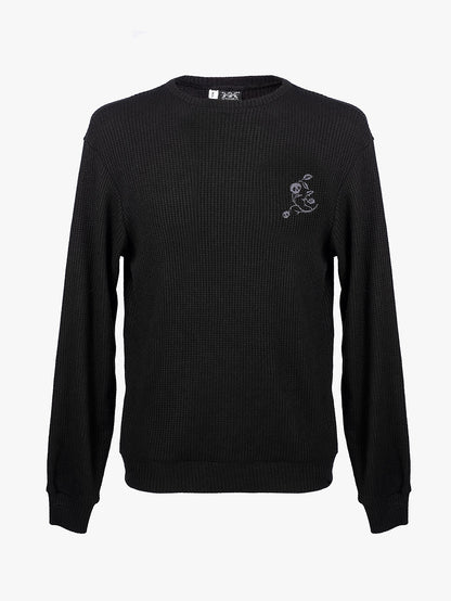 Sweter z haftem Snapdragon
