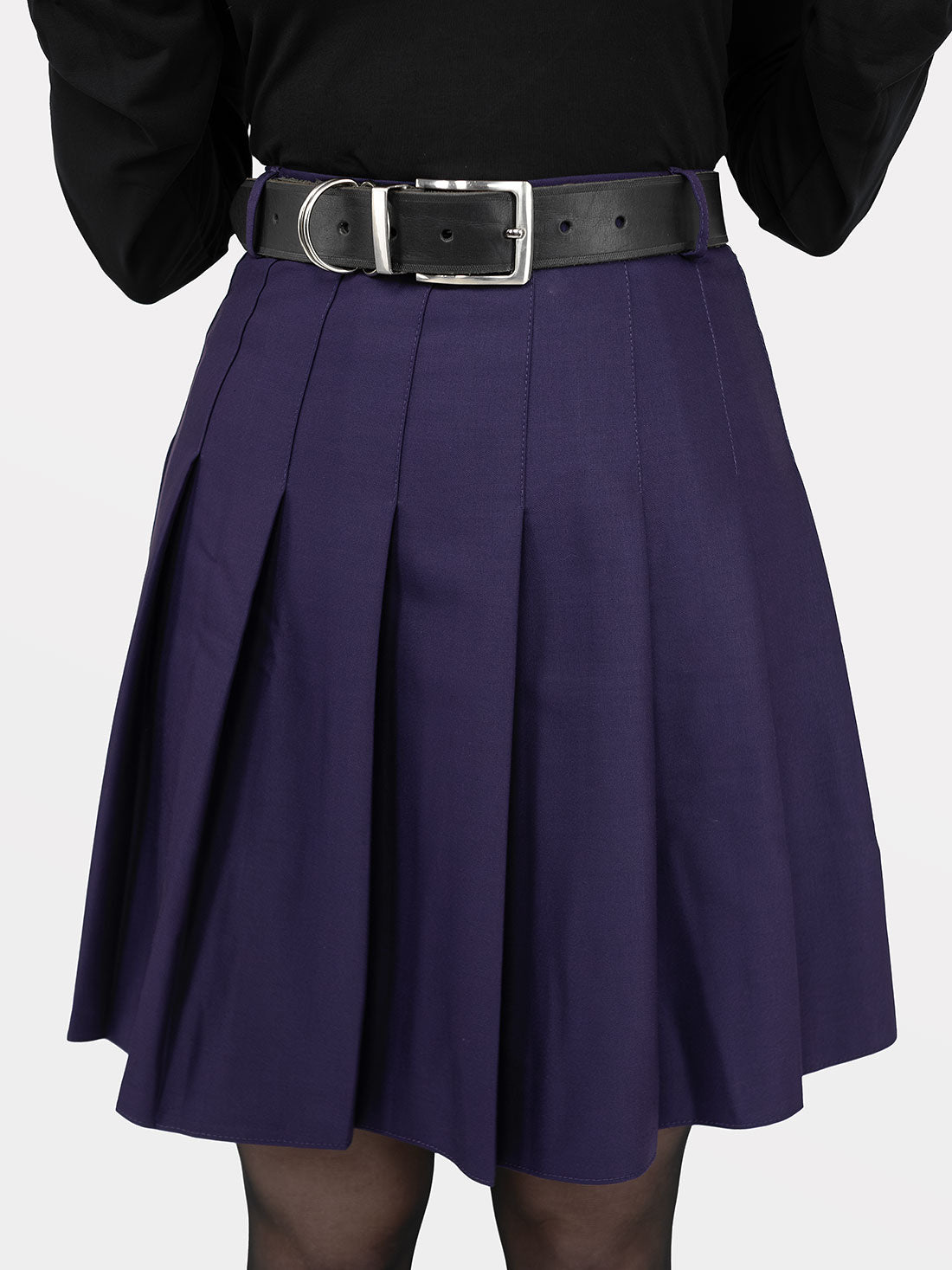 TALL Fioletowa tennis skirt ze szlufkami