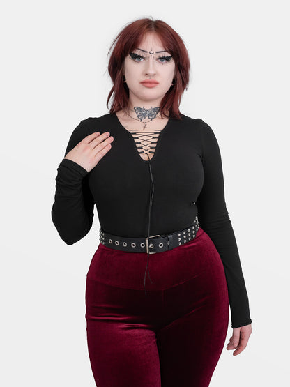 Bluzka z wiązaniem Vesper