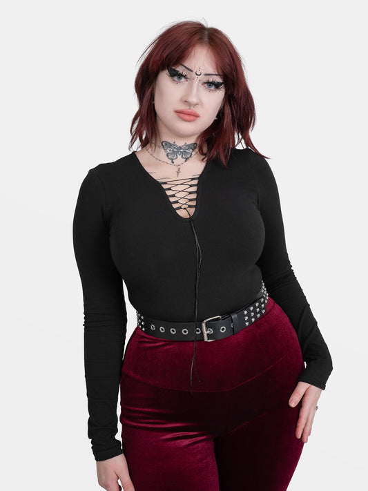 Bluzka z wiązaniem Vesper