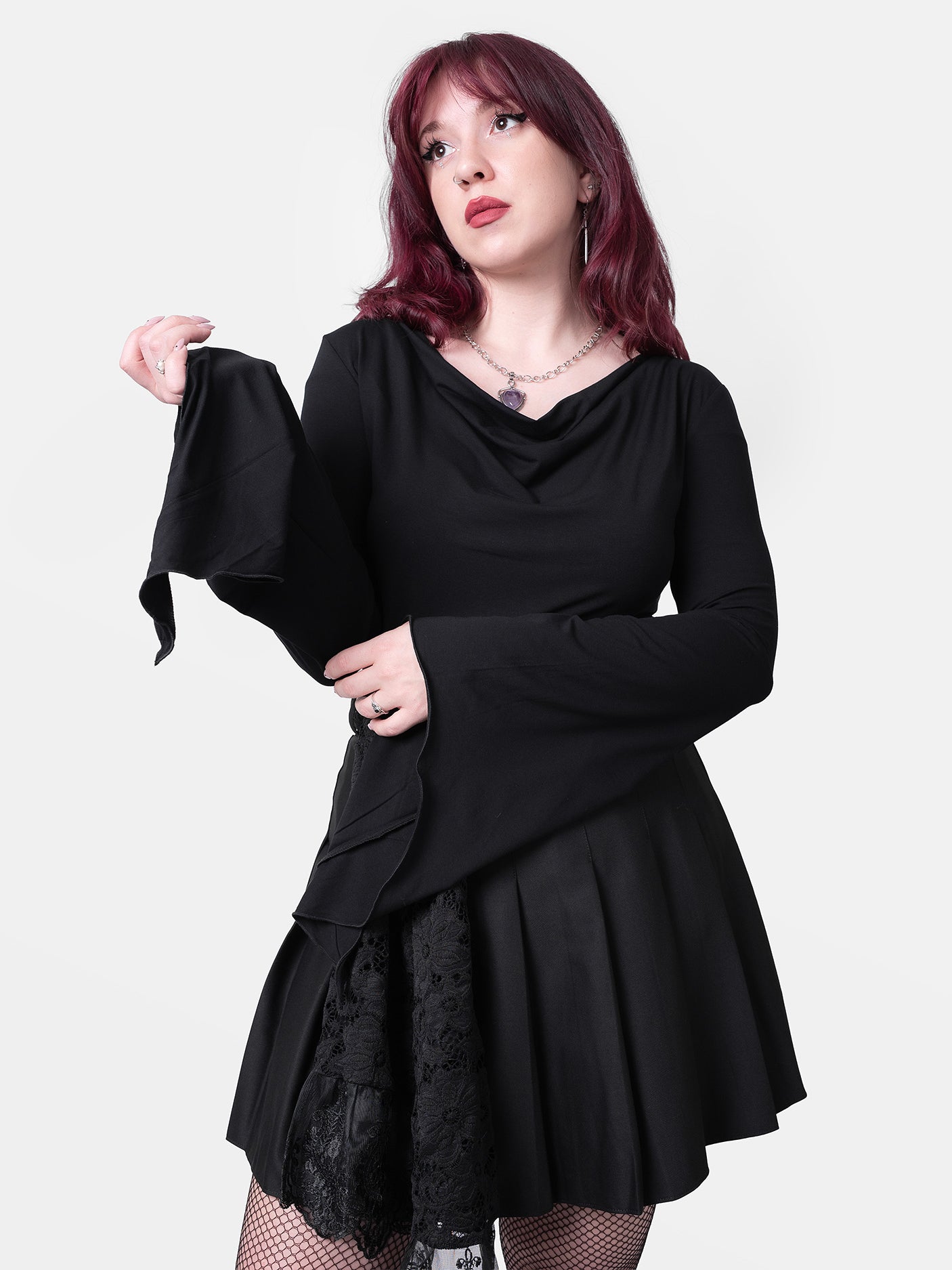 Bluzka z dekoltem w łódkę Elvira