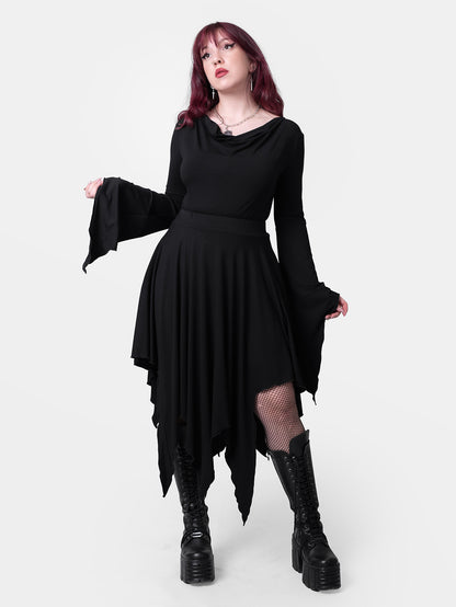 Bluzka z dekoltem w łódkę Elvira