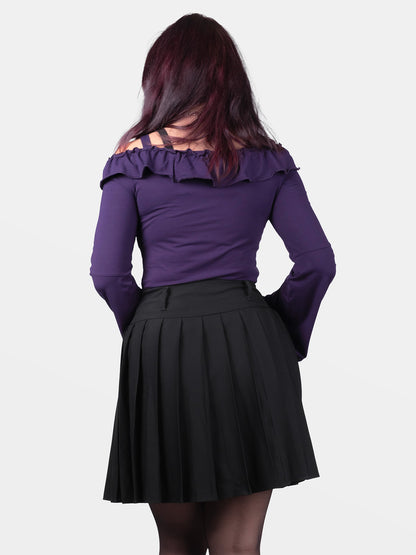 Fioletowa bluzka off shoulders Enchant