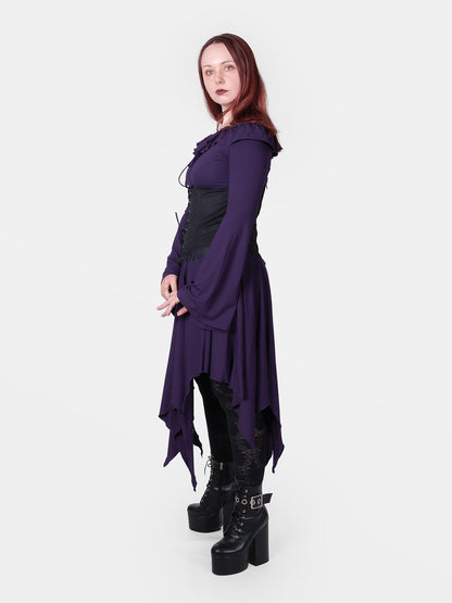Fioletowa bluzka off shoulders Enchant