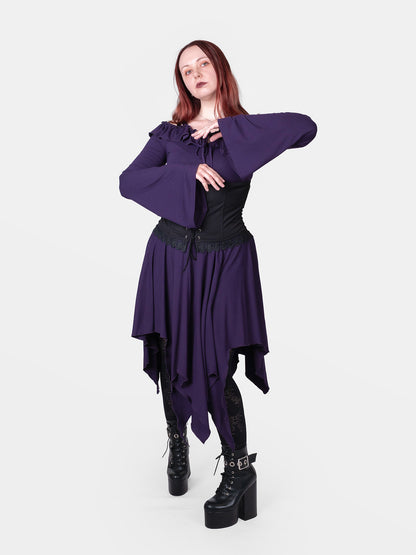 Fioletowa bluzka off shoulders Enchant