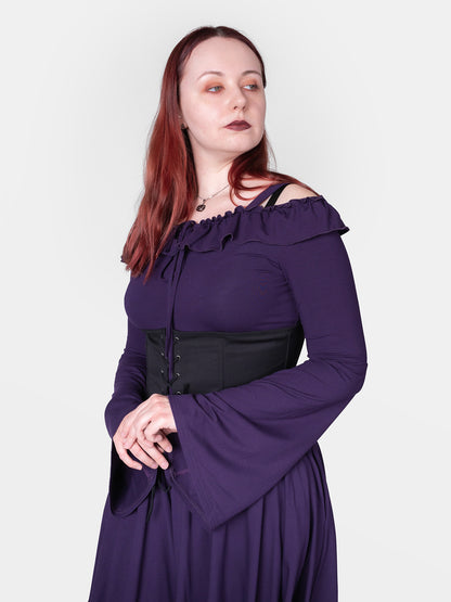 Fioletowa bluzka off shoulders Enchant