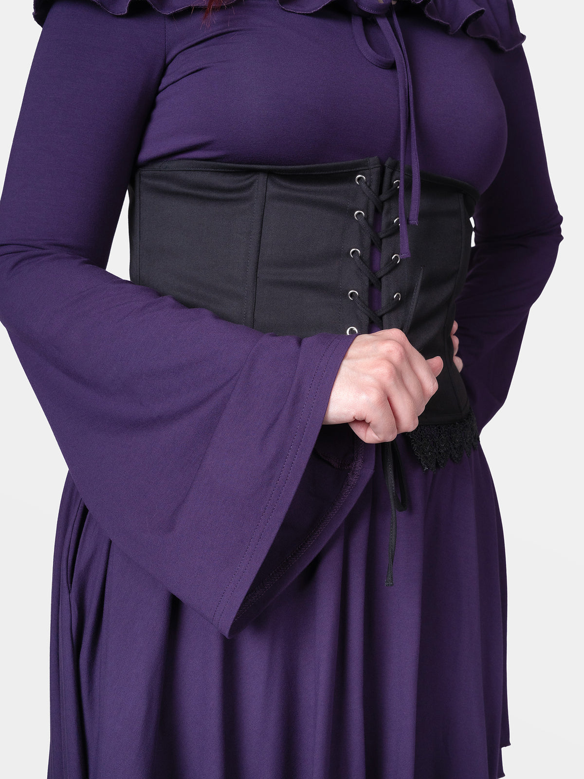 Fioletowa bluzka off shoulders Enchant