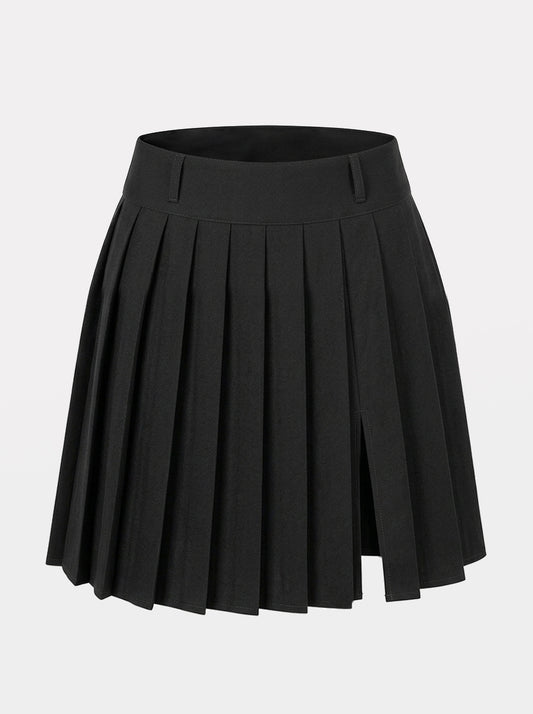 Vivi pleated skirt with pockets