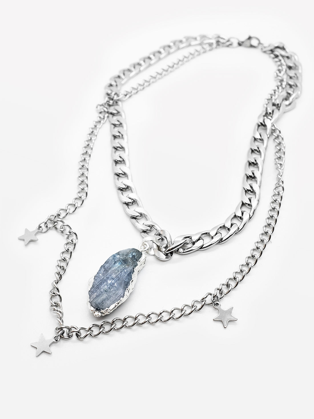 Kyanite and Star Lullaby Double Choker