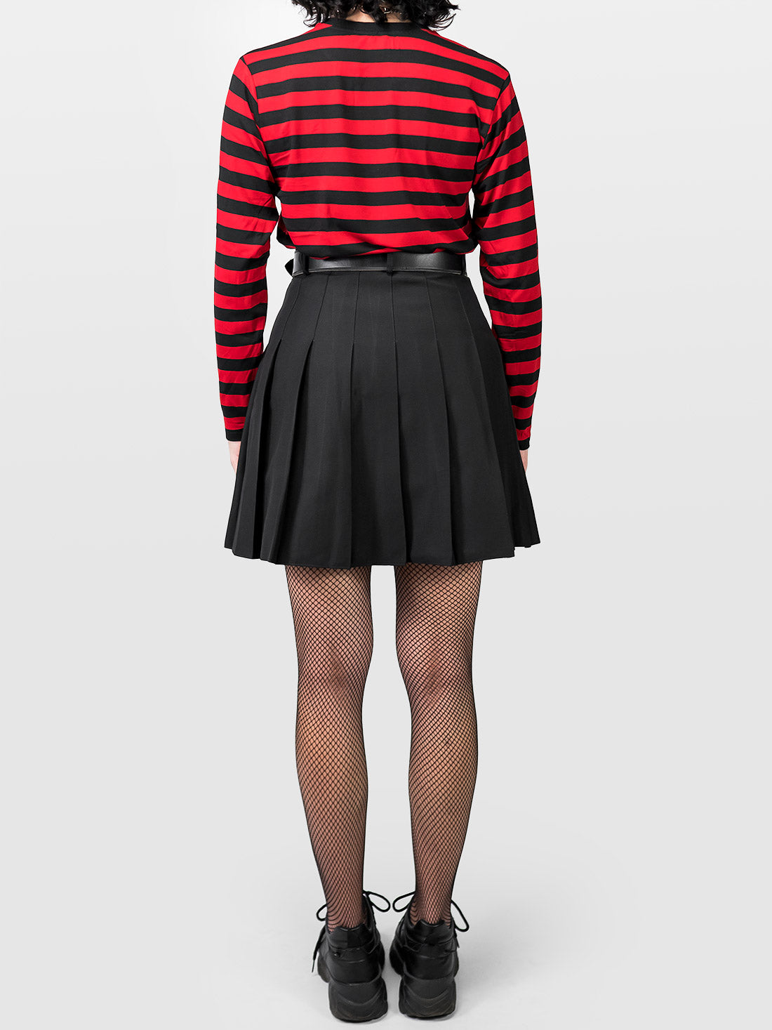 TALL Czarna tennis skirt ze szlufkami