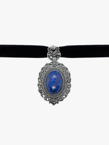 Obróżka z lapis lazuli Lethal